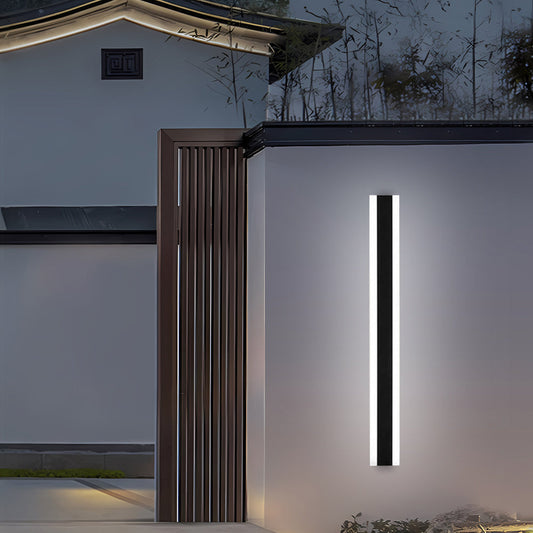 Minimalist Outdoor Wall Lights Black | IP65 Waterproof Garden Lighting | Durable Acrylic & Hardware | Brick by Brick London 0