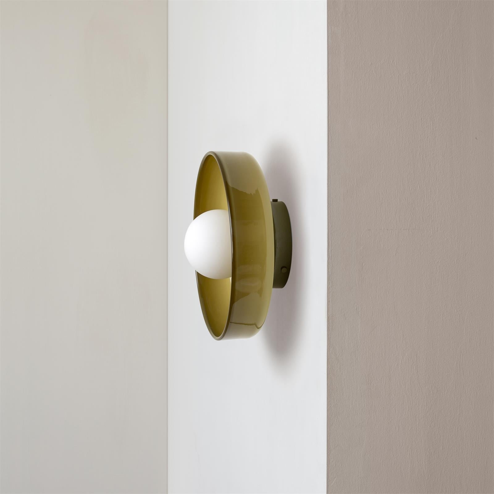 Modern Round Flush Mount Ceiling Light | Kitchen Illumination | Compact Glass Fixture | 9.84 | Brick by Brick London 4