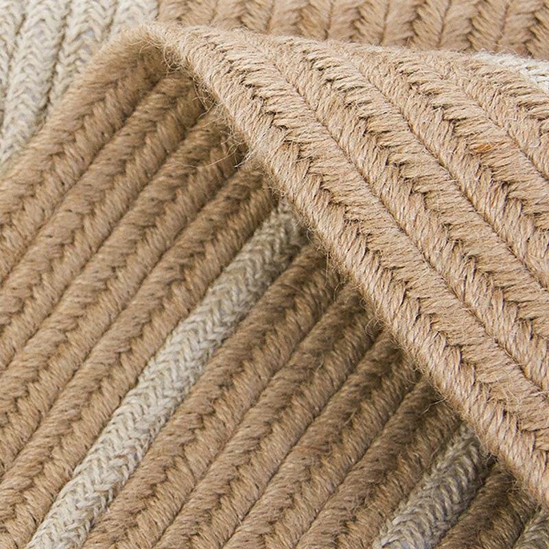 Natural Jute Rug — 100 & 120 cm — Round, Oval, or Rectangular — Durable Burlywood Style