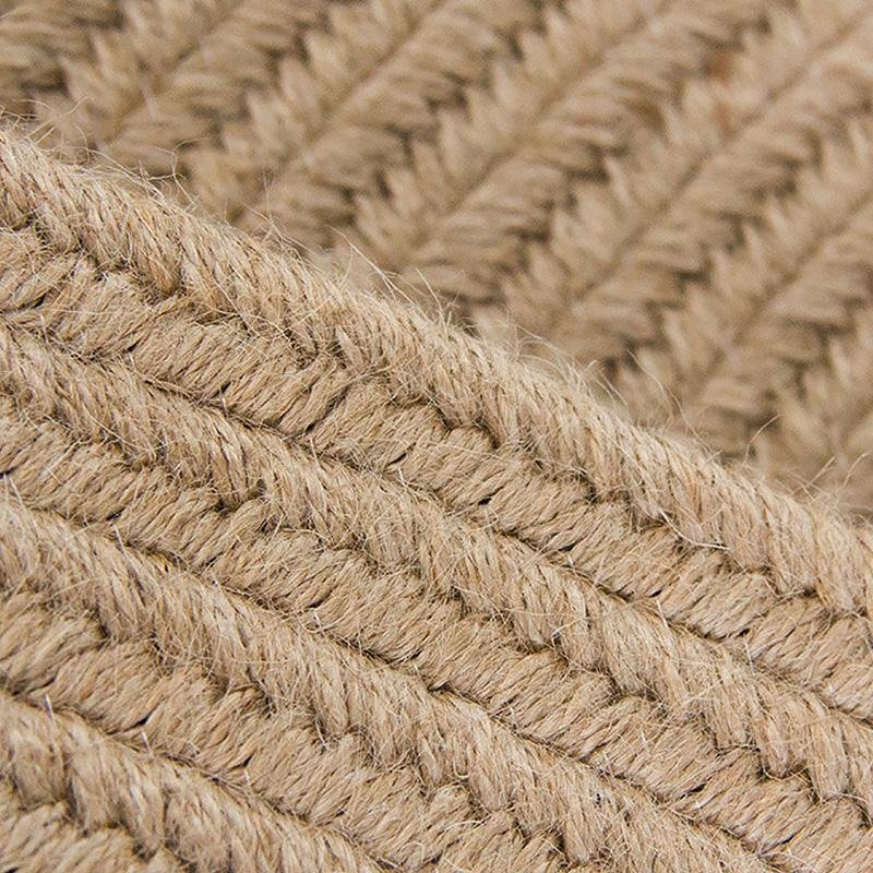 Natural Jute Rug — 100 & 120 cm — Round, Oval, or Rectangular — Durable Burlywood Style