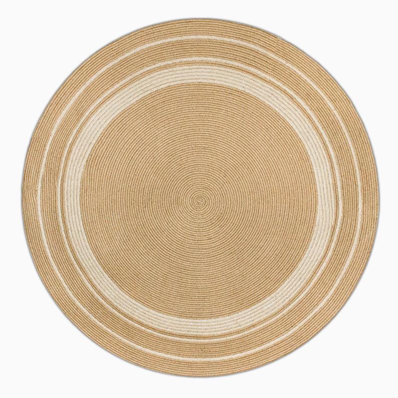 Natural Jute Rug — 100 & 120 cm — Round, Oval, or Rectangular — Durable Burlywood Style