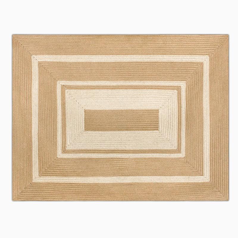 Natural Jute Rug — 100 & 120 cm — Round, Oval, or Rectangular — Durable Burlywood Style