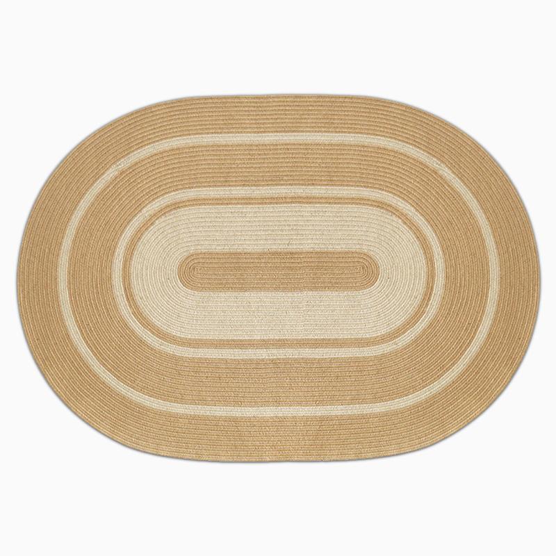Natural Jute Rug — 100 & 120 cm — Round, Oval, or Rectangular — Durable Burlywood Style