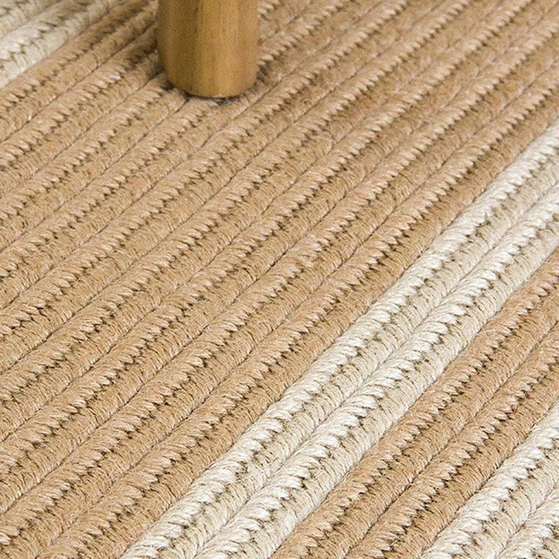 Natural Jute Rug — 100 & 120 cm — Round, Oval, or Rectangular — Durable Burlywood Style