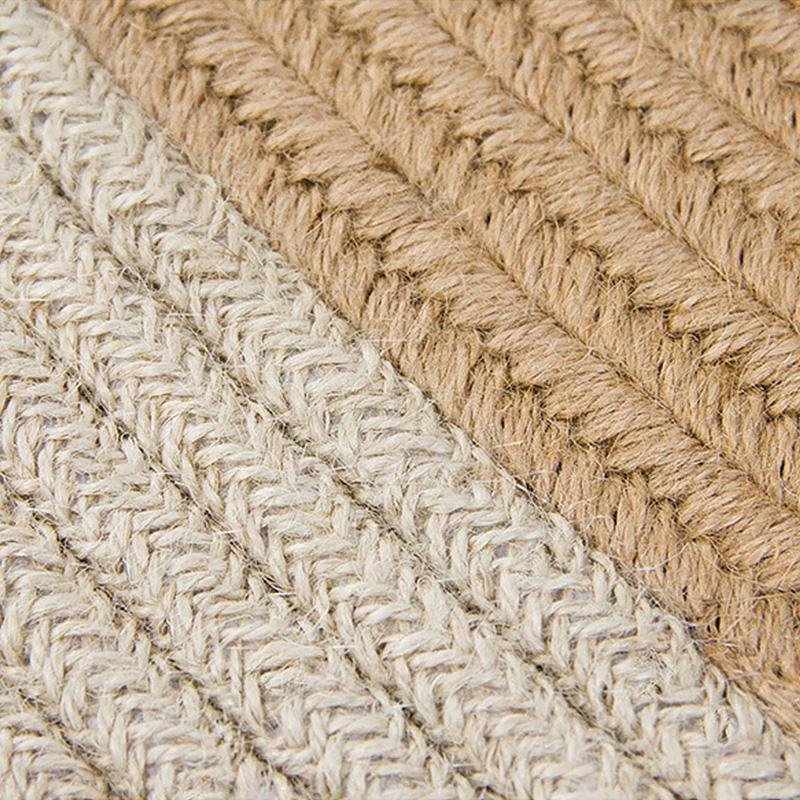 Natural Jute Rug — 100 & 120 cm — Round, Oval, or Rectangular — Durable Burlywood Style