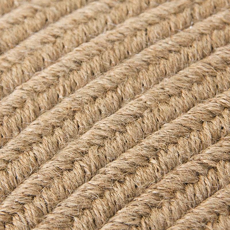 Natural Jute Rug — 100 & 120 cm — Round, Oval, or Rectangular — Durable Burlywood Style