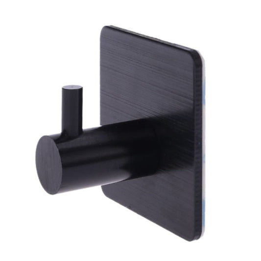 Self-Adhesive Hooks – Stainless Steel – Single Hook – Durable and Rust-Resistant for Bathroom or Kitchen 0