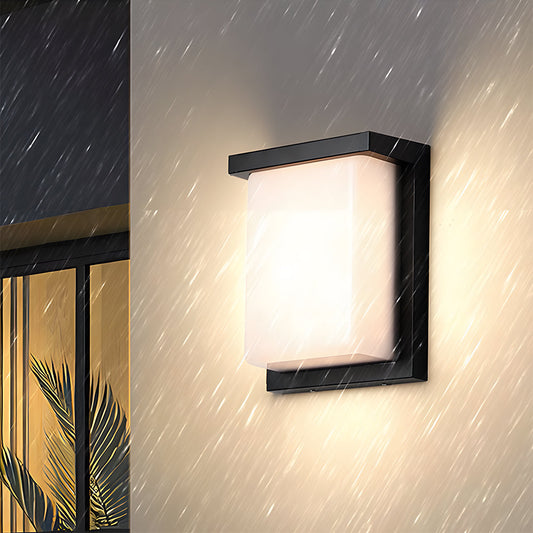 Sleek IP65 Outdoor Wall Light | Modern Exterior Wall Lantern | Aluminium & Acrylic | 24W/36W | Brick by Brick London 0