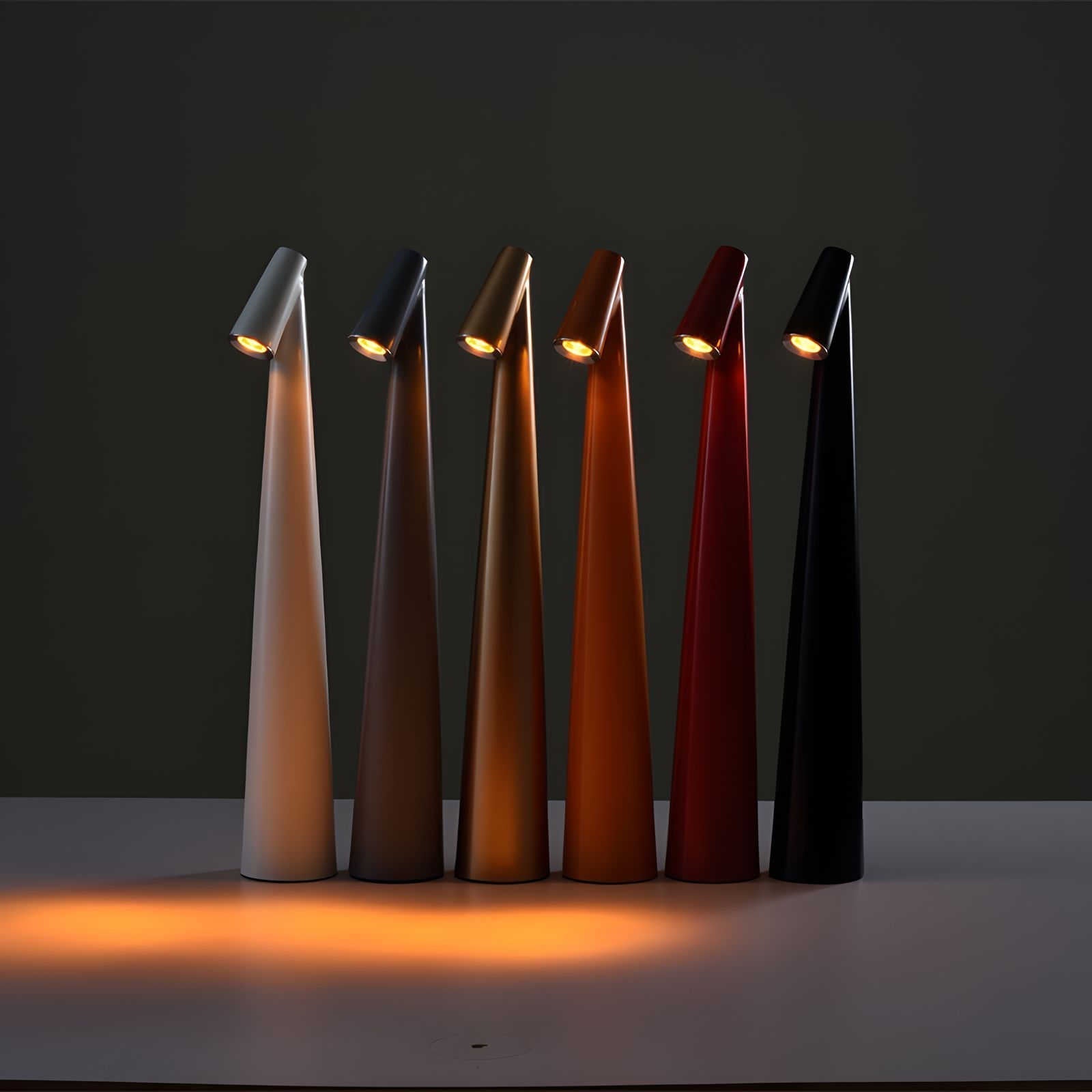 SlimLuxe Cordless Table Lamp | Adjustable Brightness | Modern Bedside Light | Rechargeable | Brick by Brick London 8