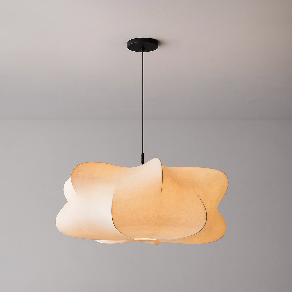 Wabi Sabi Silk Pendant Light | Japanese-Inspired Kitchen Pendant Lighting | 3 Sizes | Elegant Home Decor | Brick by Brick London 0
