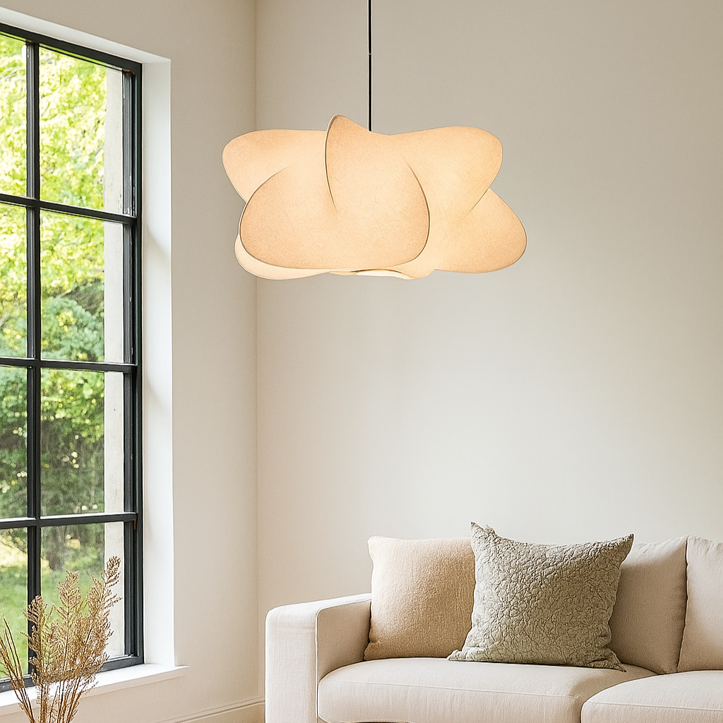 Wabi Sabi Silk Pendant Light | Japanese-Inspired Kitchen Pendant Lighting | 3 Sizes | Elegant Home Decor | Brick by Brick London 2