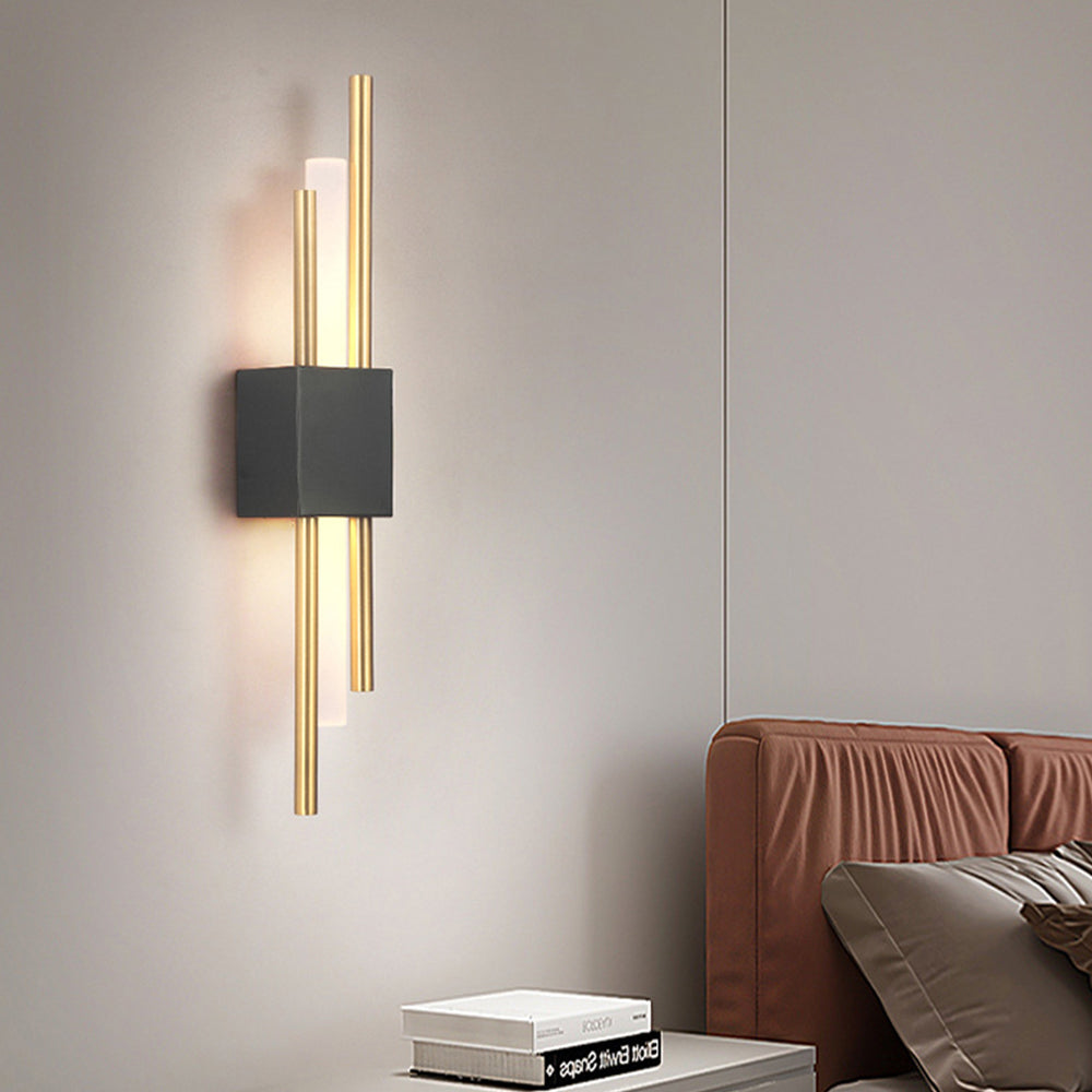 Wall Sconce – Black and Gold Finish – Height: 19.7 inches – Modern Lighting for Living Room or Bedroom 11